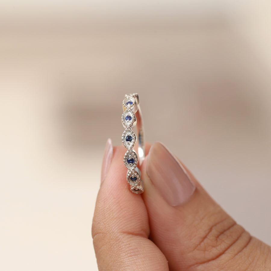 Hannah Blue Sapphire Ring