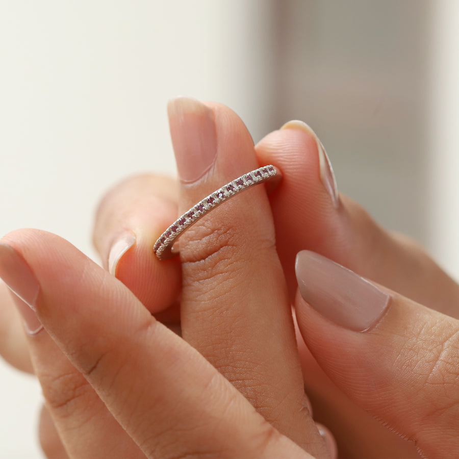 Kennedy Pink Garnet Ring