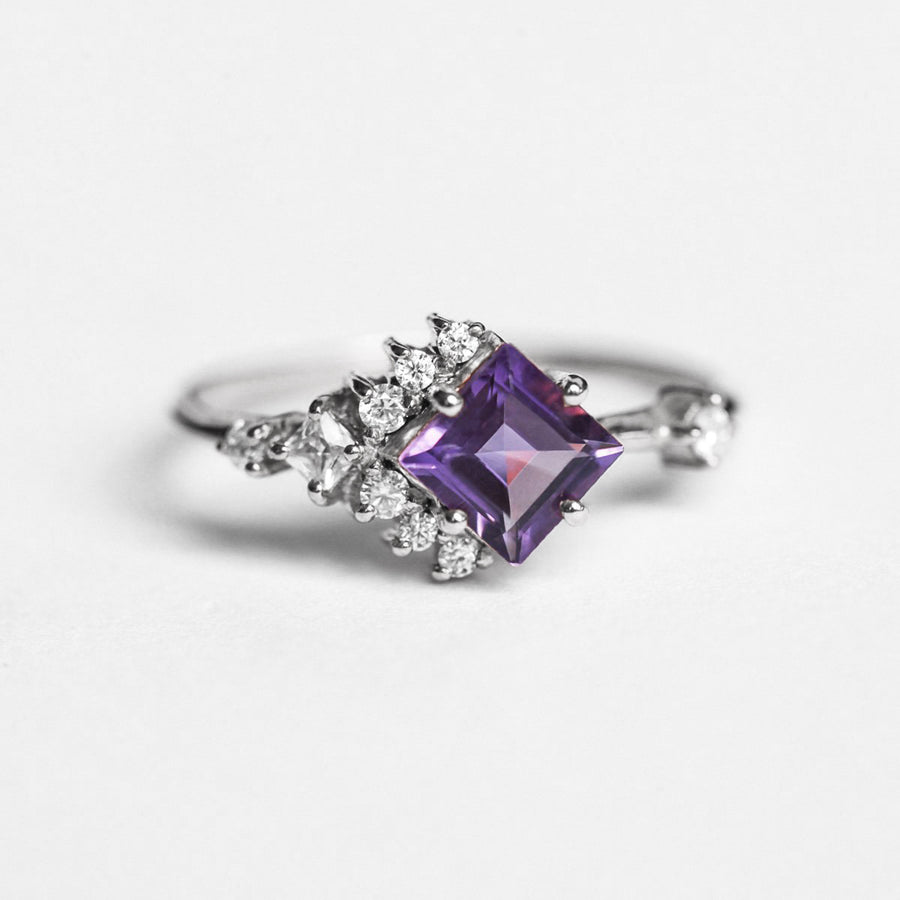 Copy of Alice Amethyst Cluster Ring