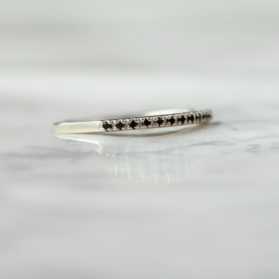 Kennedy Black Spinel Ring