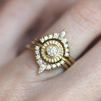 Ariana Moissanite Solitaire Ring