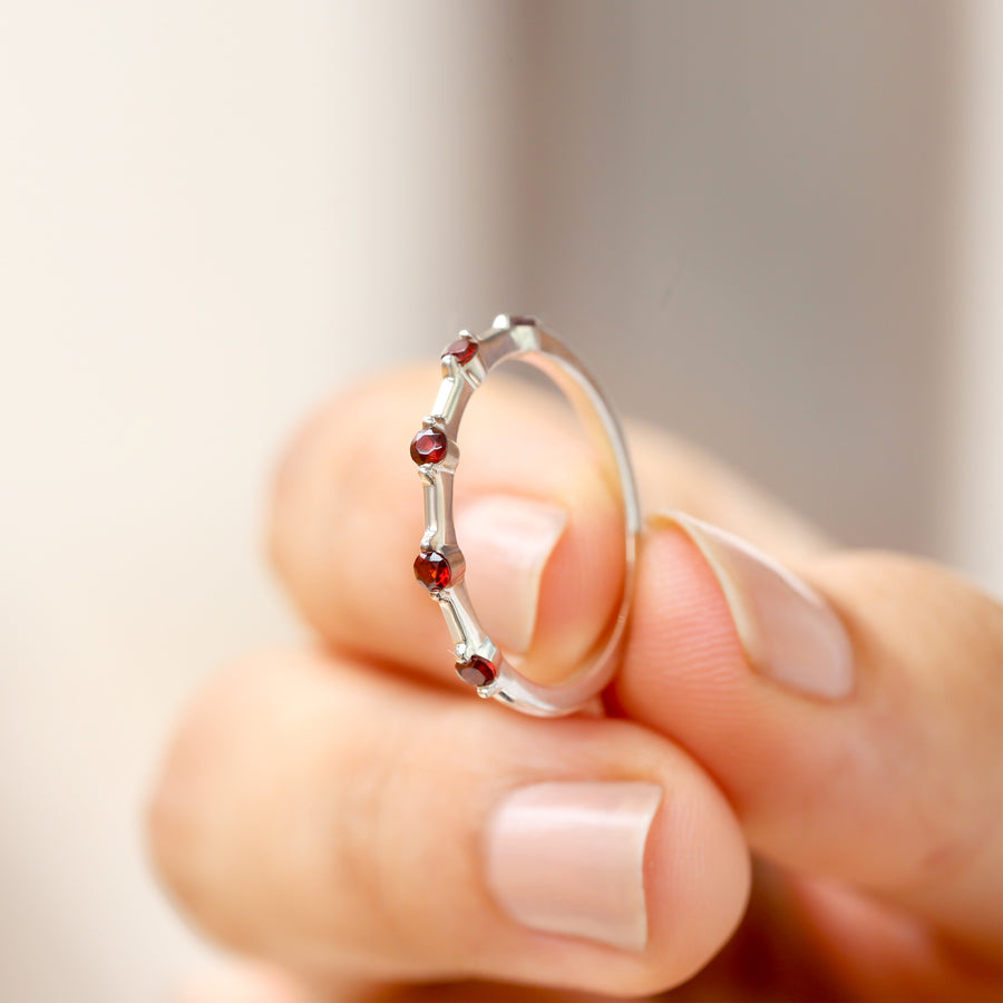 Cora Garnet Ring