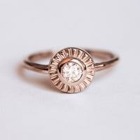 Ariana Moissanite Solitaire Ring