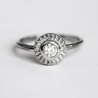 Ariana Moissanite Solitaire Ring