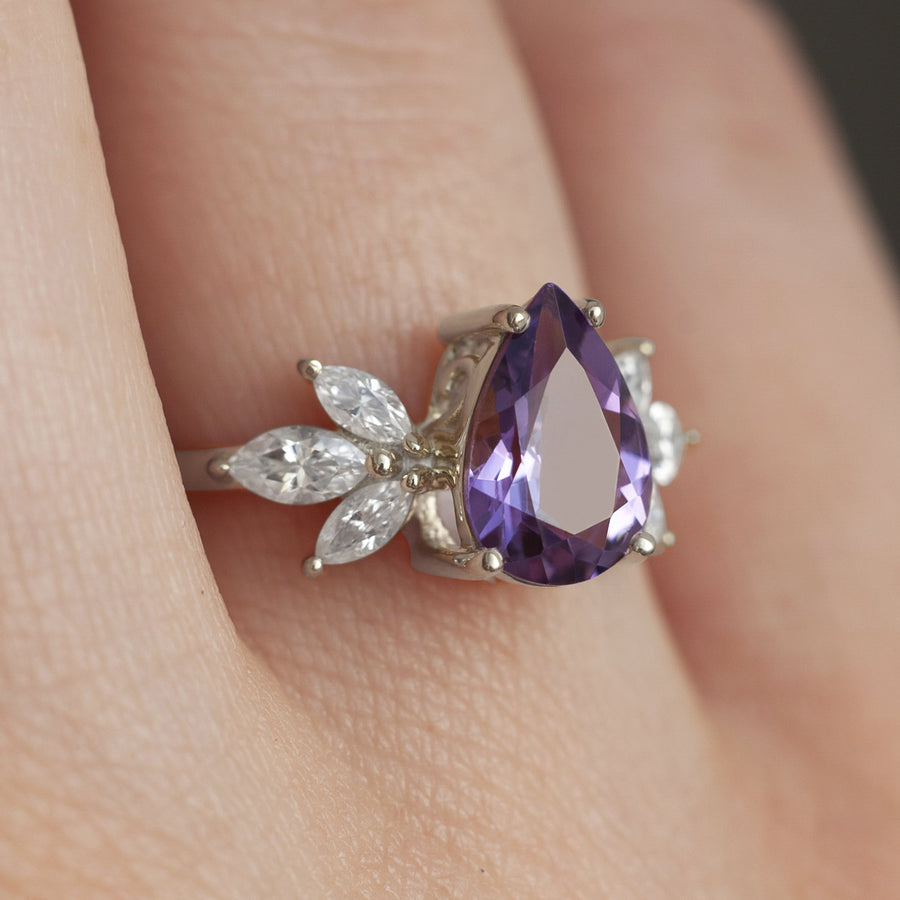 Monica Hidden Accents Lab Diamond Engagement Ring – JA Brilliance